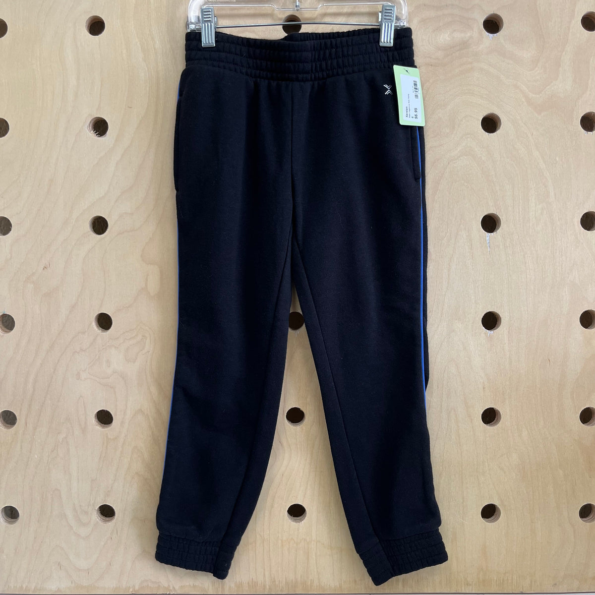 Black Joggers w/ Blue Piping