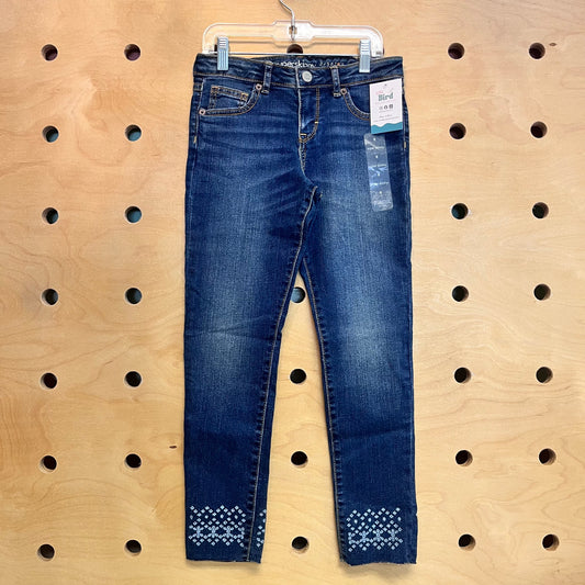 Embroidered Super Skinny Denim NEW!