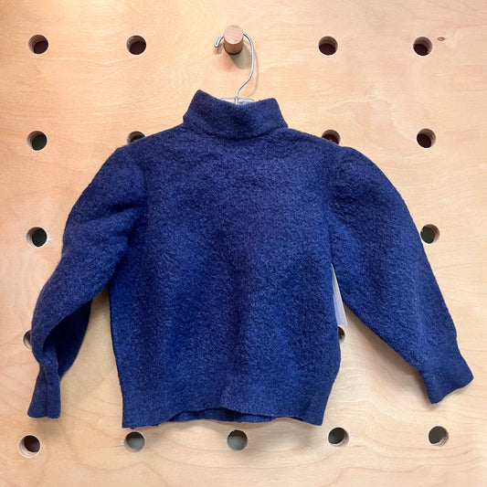 Blue Merino Wool Sweater