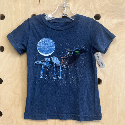 Darth Vader Christmas Sled Tee