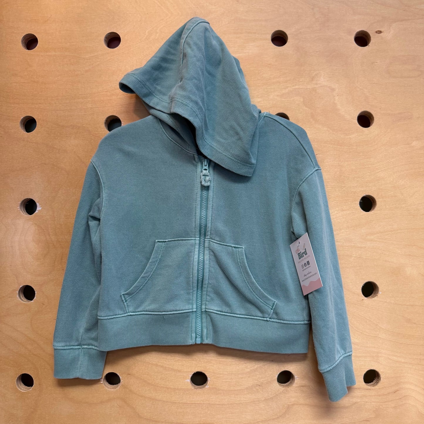 Emerald Zip Sweatshirt