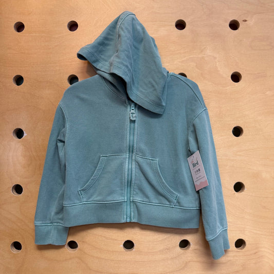Emerald Zip Sweatshirt