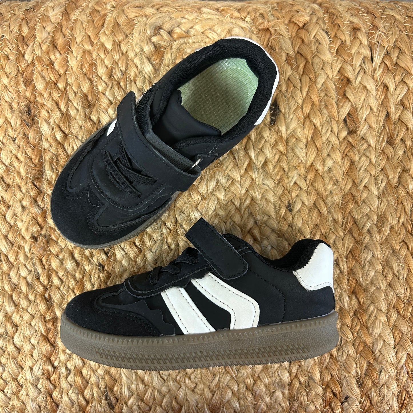 B&W Velcro Sneakers