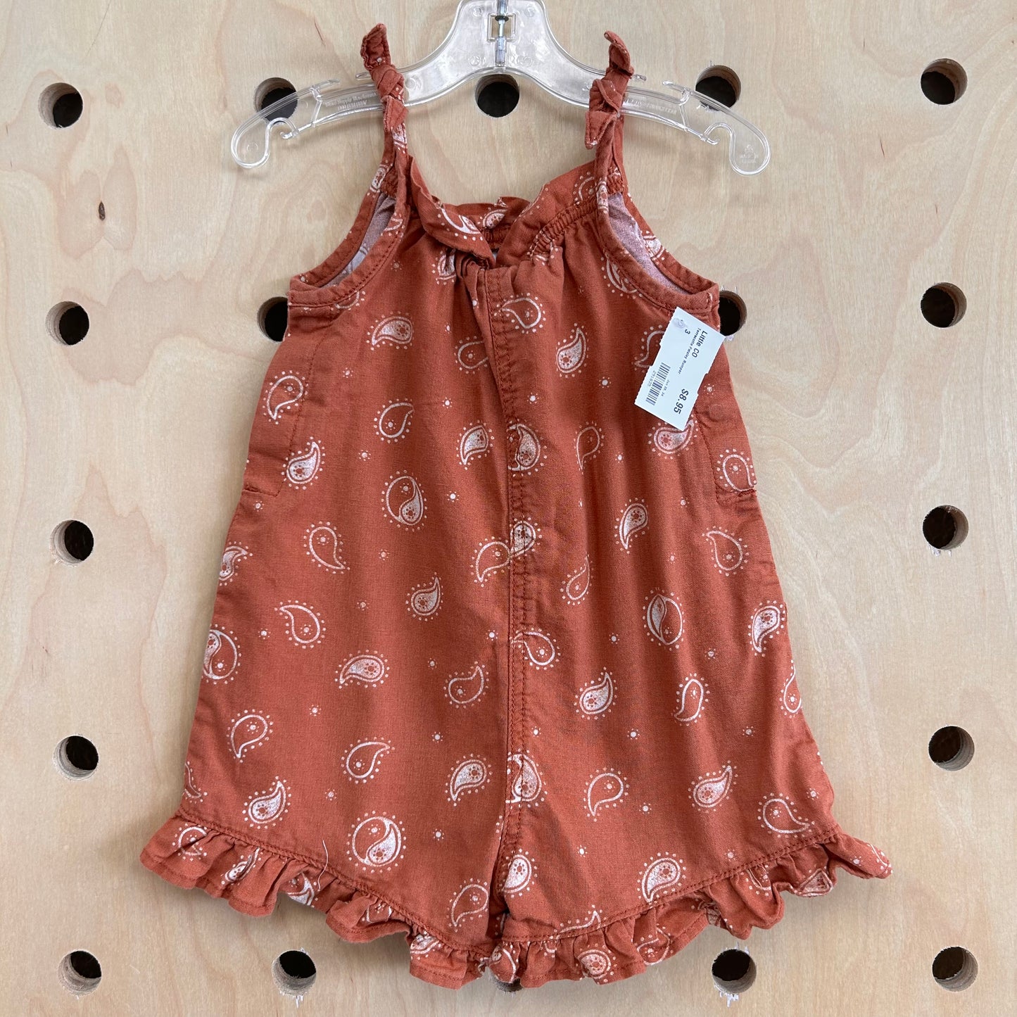 Terracotta Paisley Romper