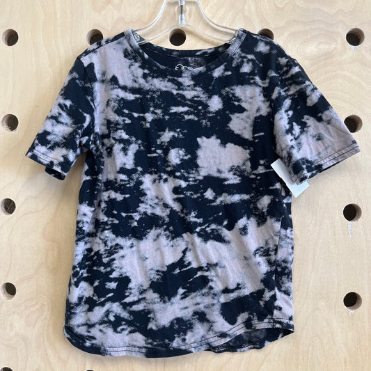 Black & Grey Tie Dye Tee