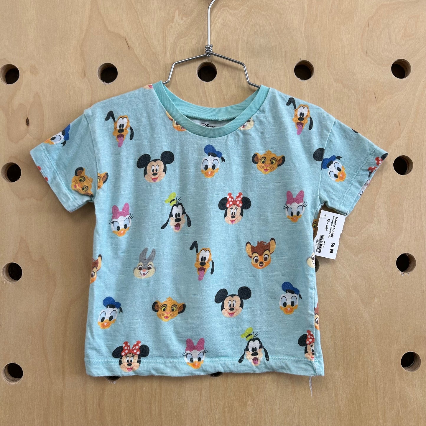 Blue Organic Character Tee
