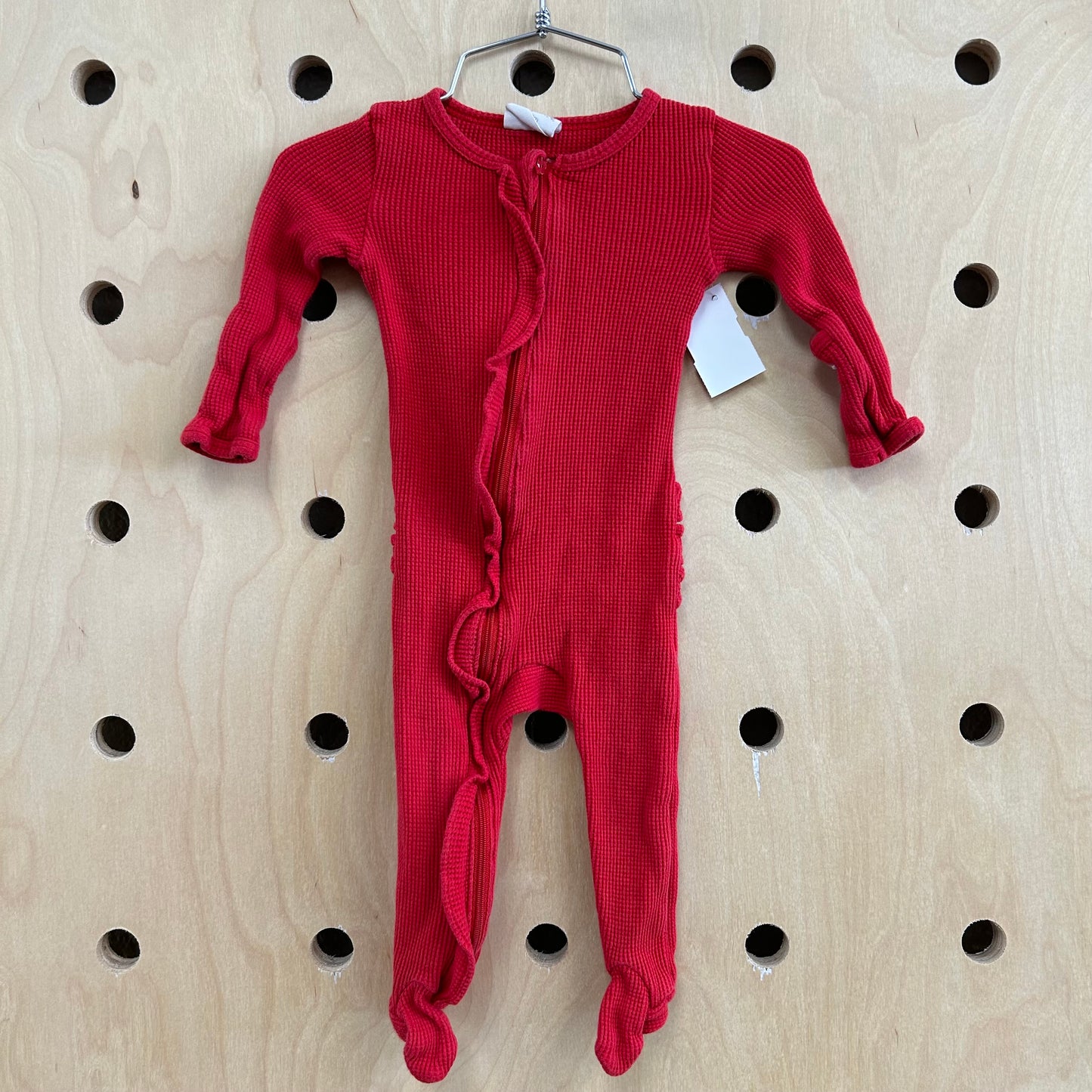 Red Thermal Ruffle Zippy