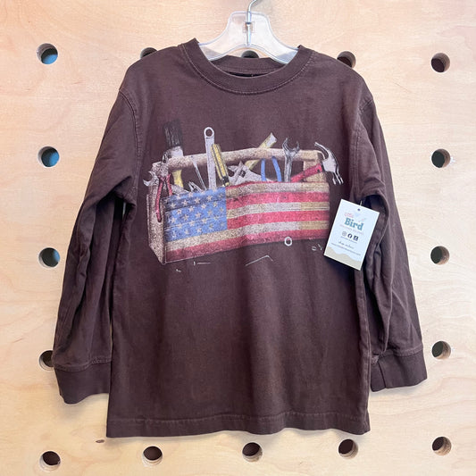 Brown Americana Toolbox Tee
