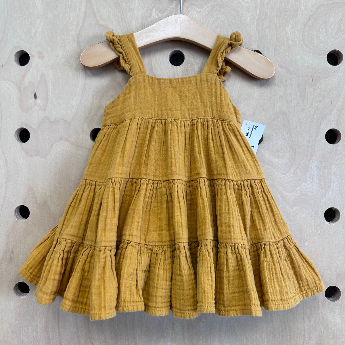 Mustard Gauze Dress