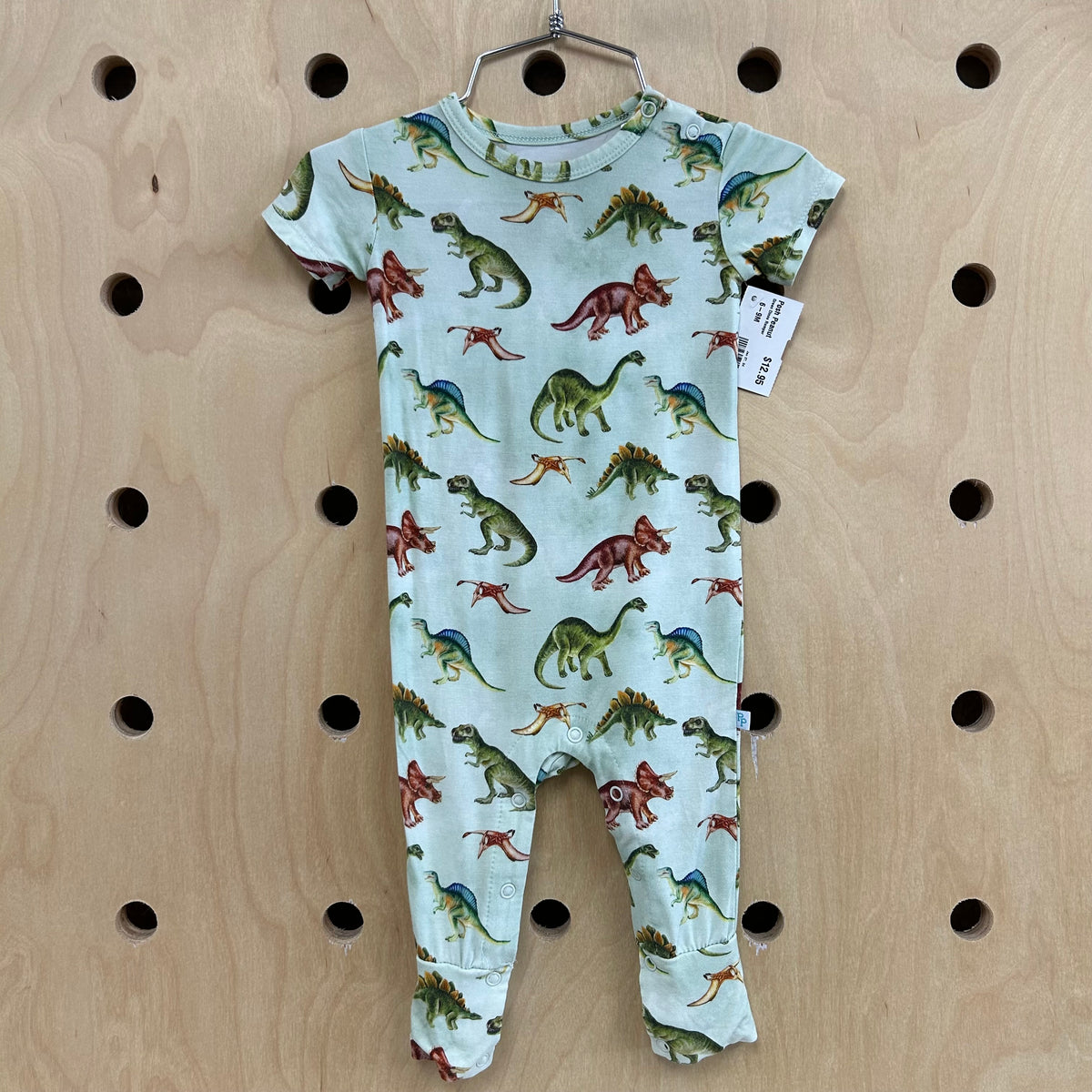 Green Dinos Romper