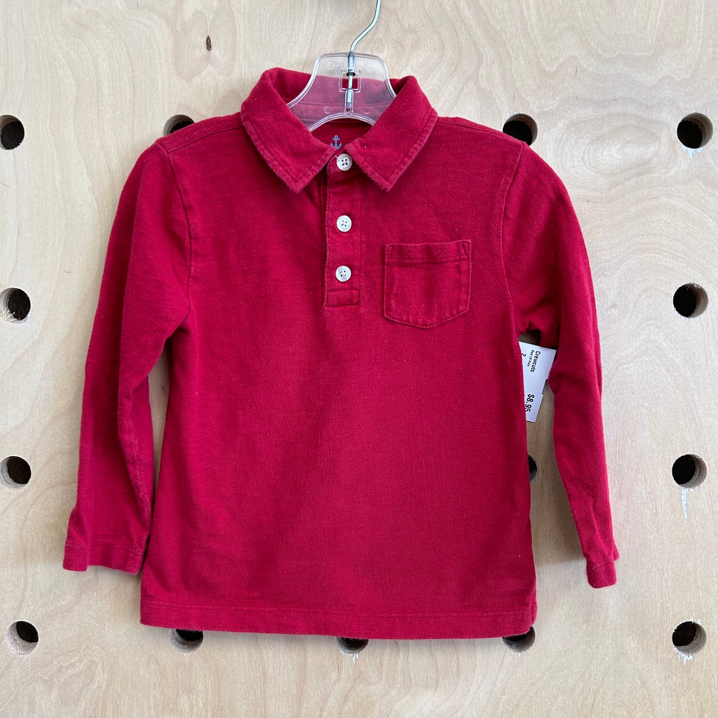 Red LS Polo