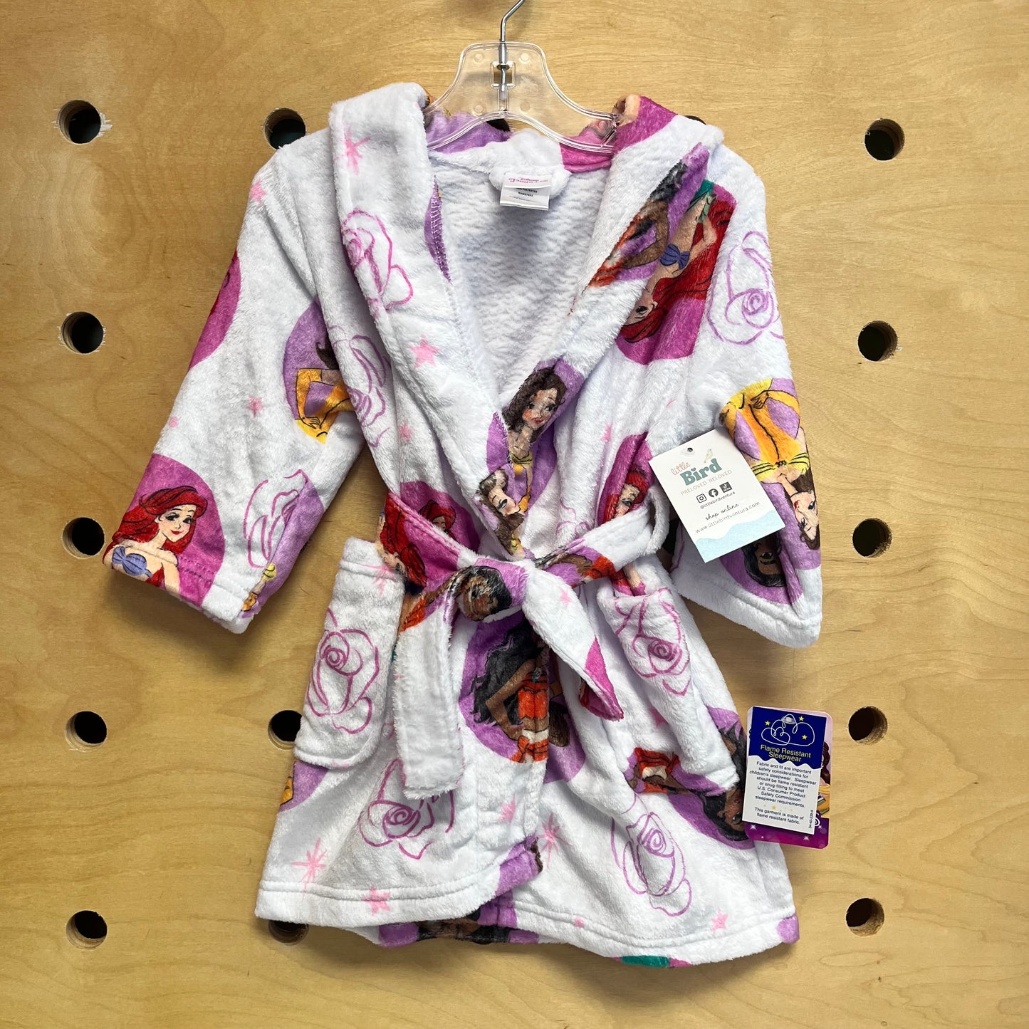 Fuzzy White Princesses Robe NEW!
