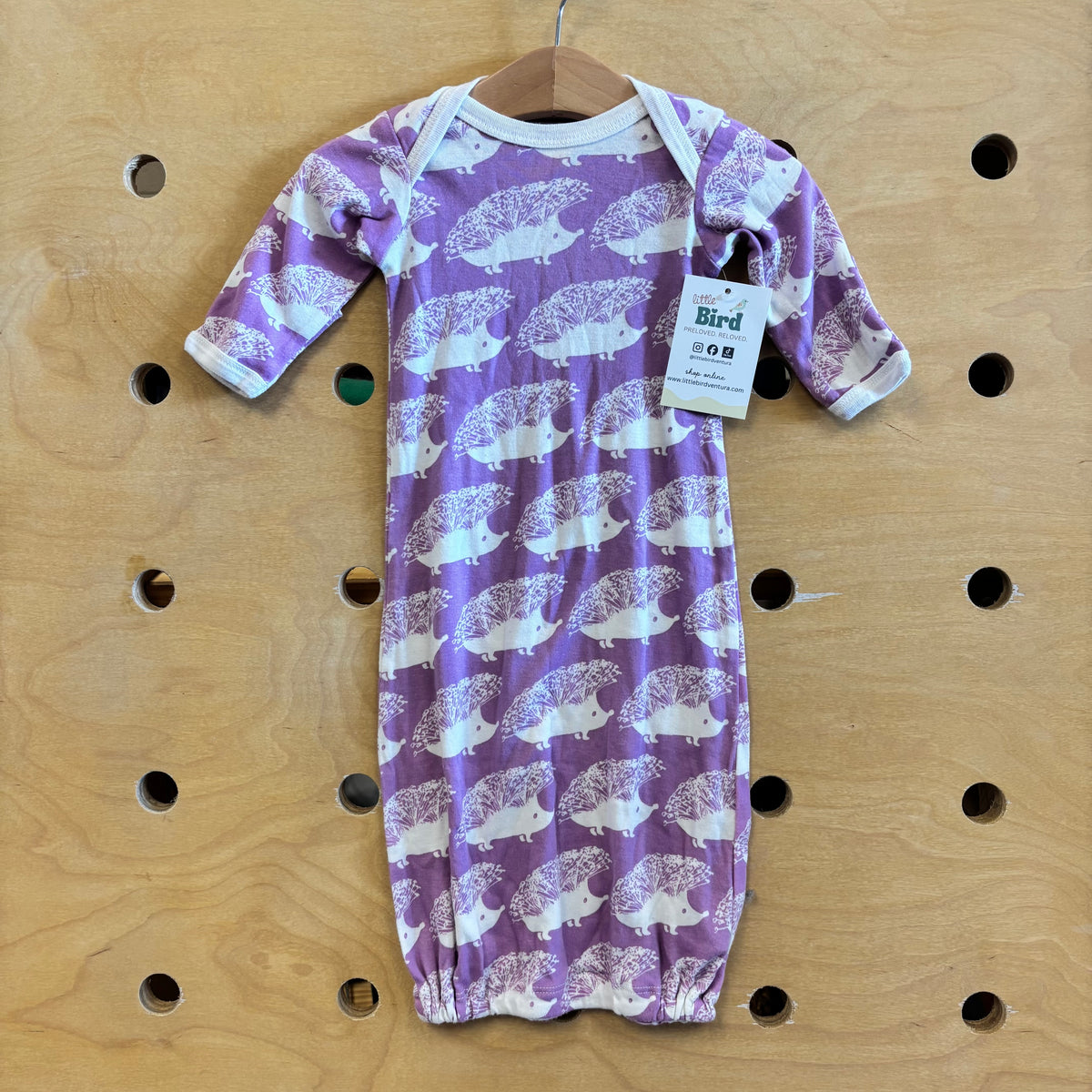 Purple/White Porccupine Gown