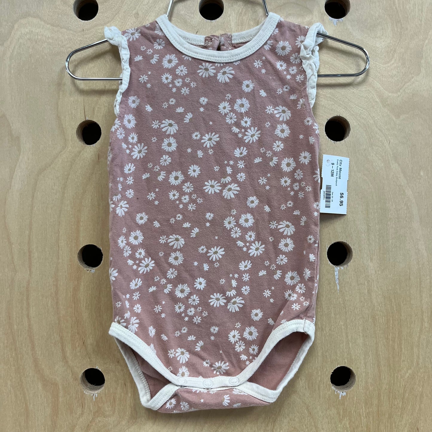 Dusty Pink Daisy Bodysuit