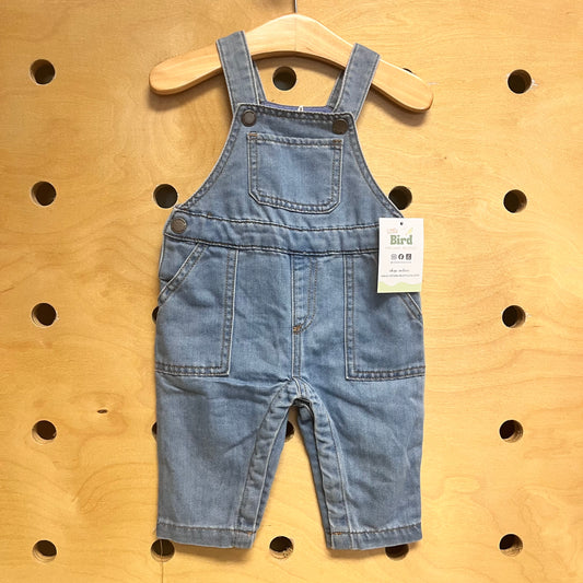 Soft Denim Overalls
