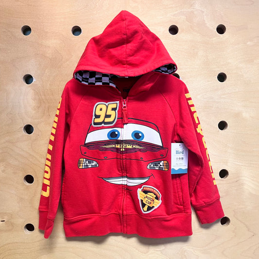 Red Lightning McQueen Hooded Jacket