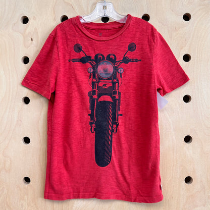 Red Motorcycle Tee