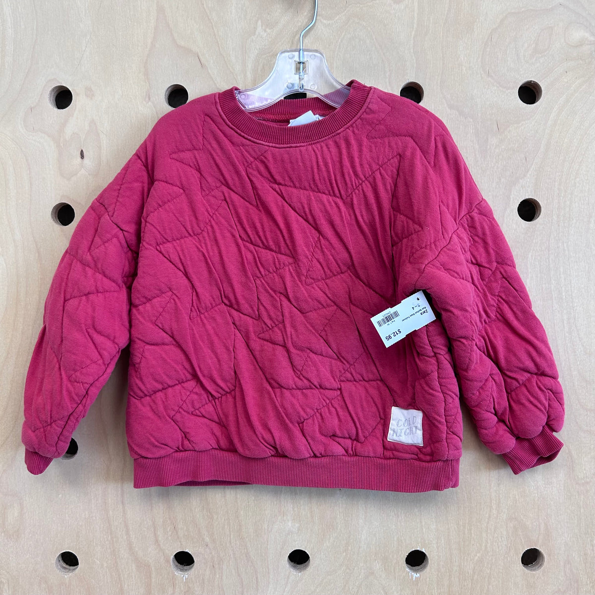 Red Quilted Stars Pullover