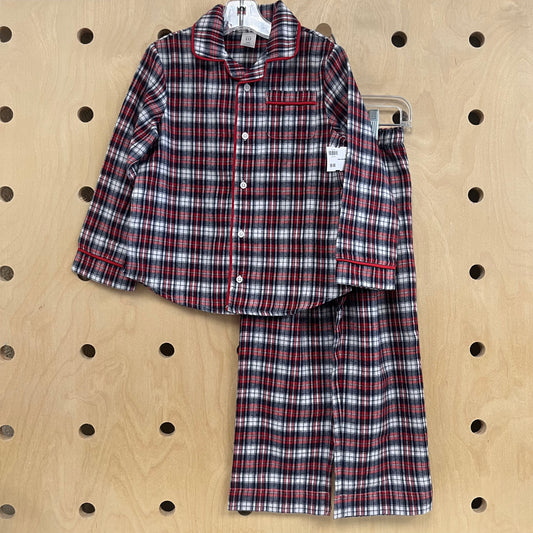 Red Plaid Holiday Pajamas