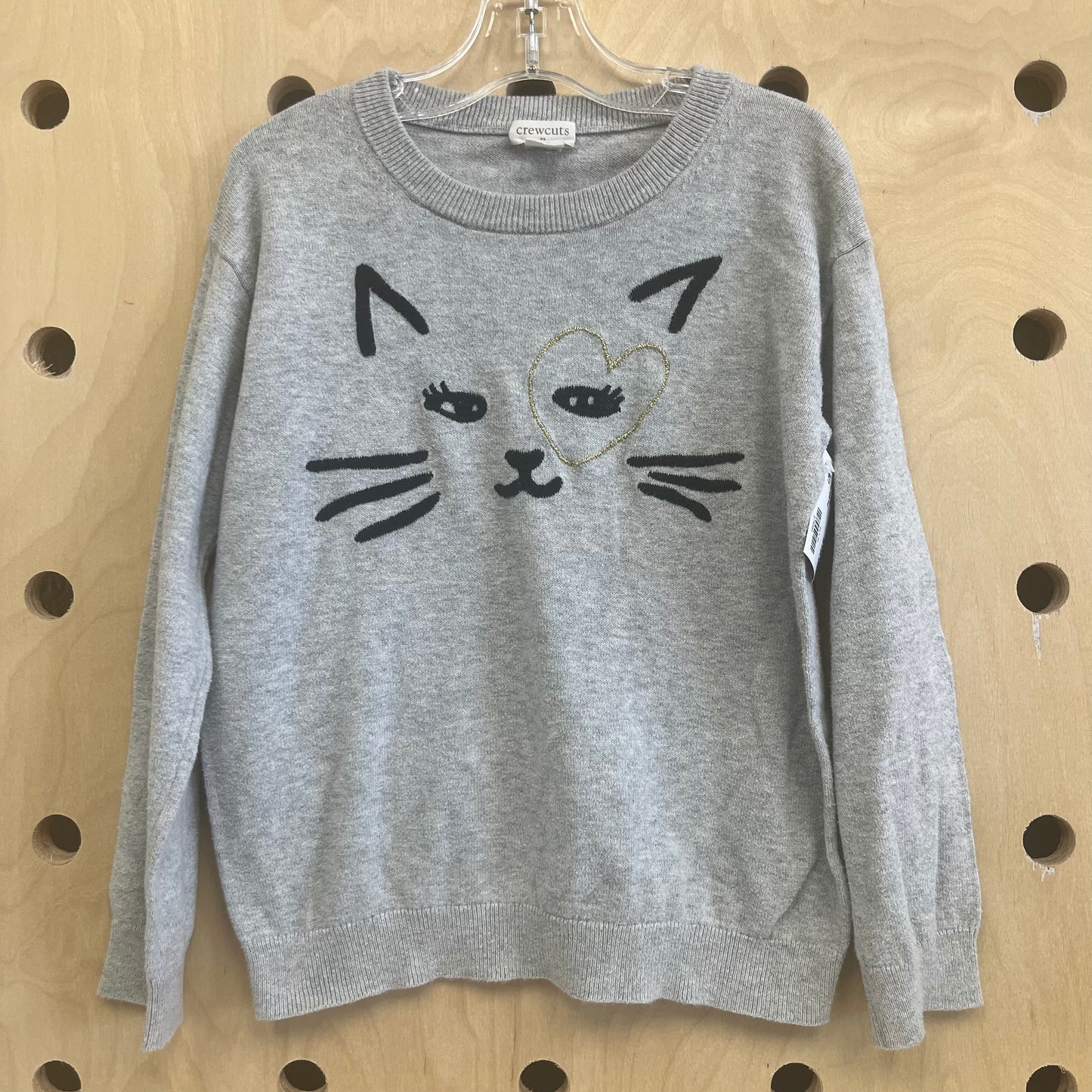 Grey Kitty Knit Top