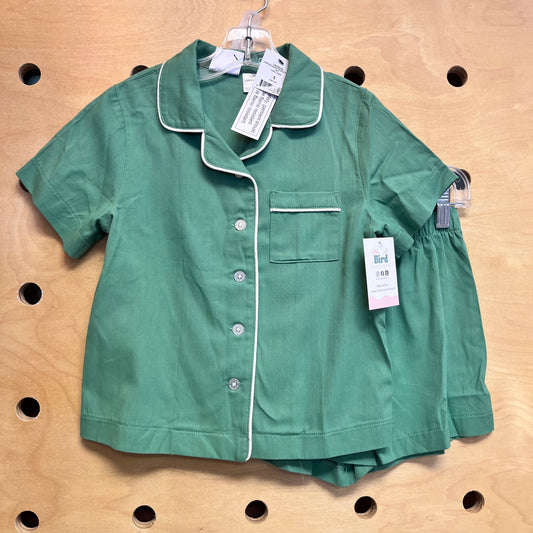 Green Button Up Pajamas NEW!!