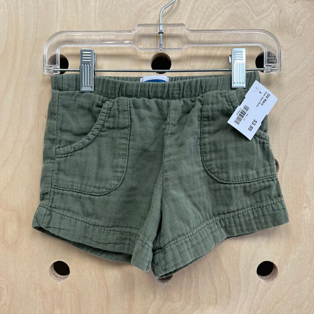 Green Gauze Shorts