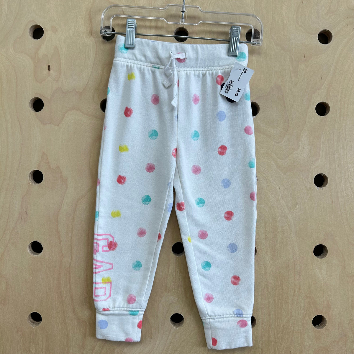 White Minnie Joggers
