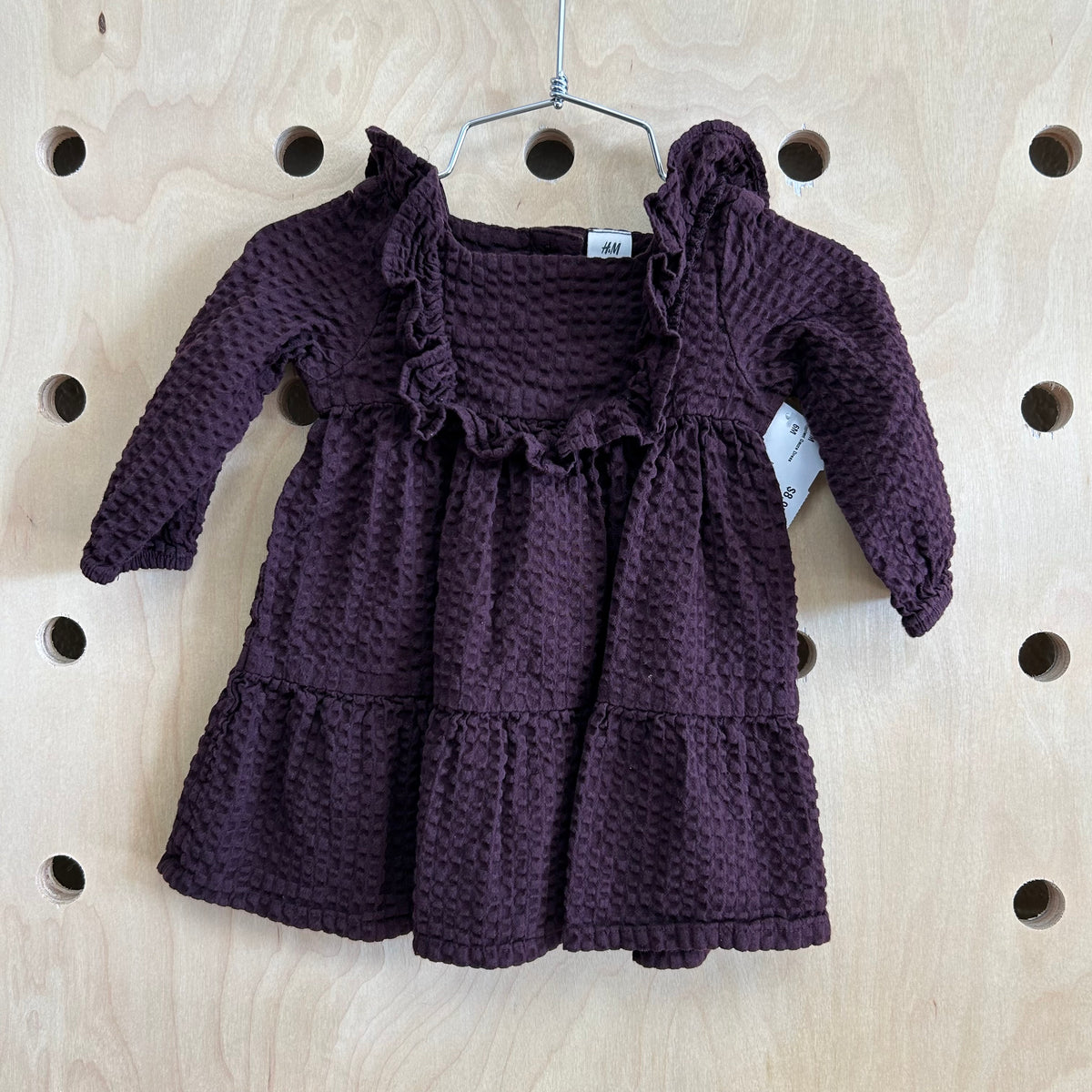 Eggplant Gauze Dress
