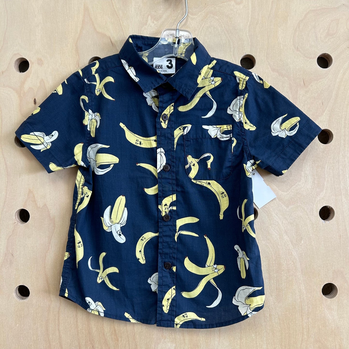 Blue Banana Button Up Shirt