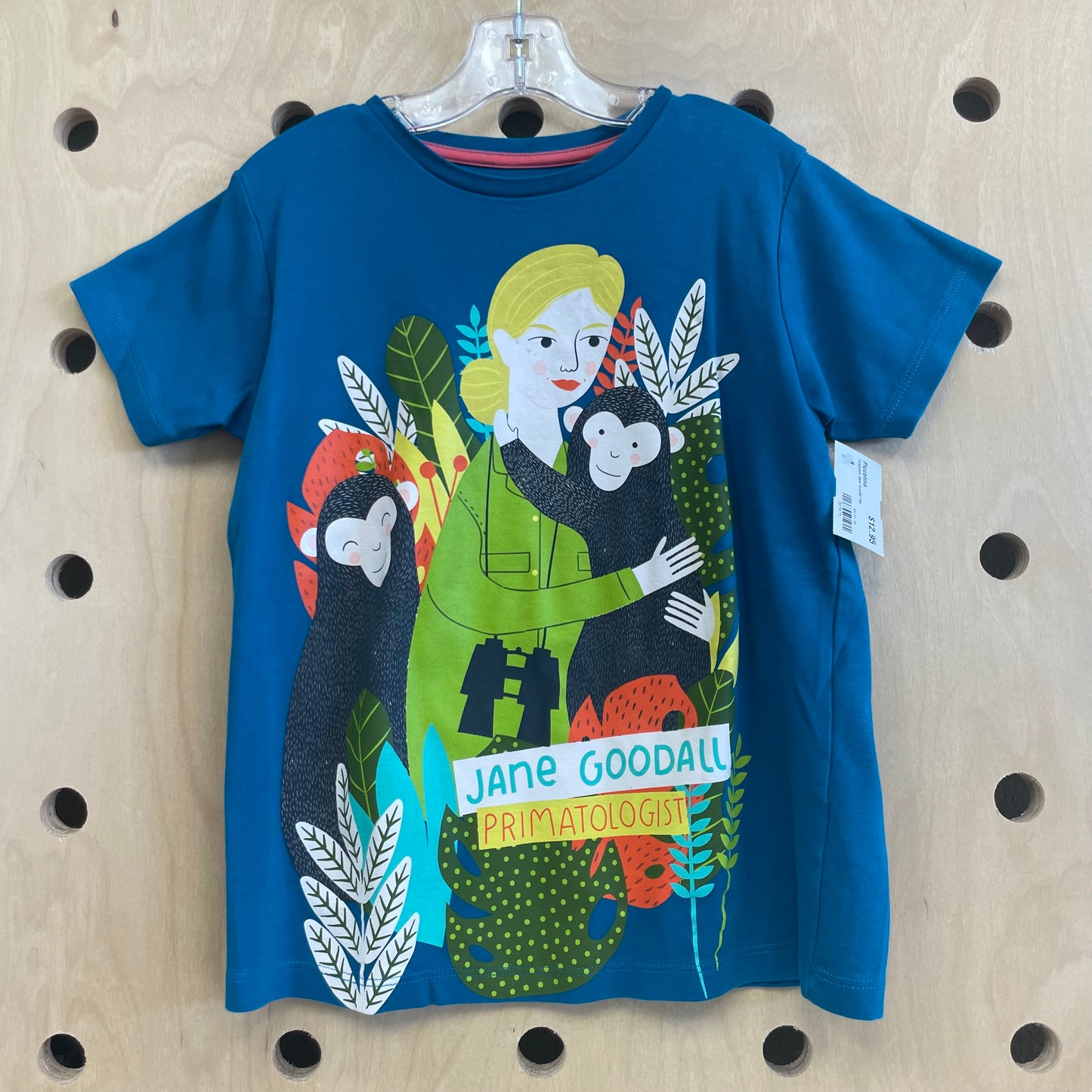 Turquoise Jane Goodall Tee