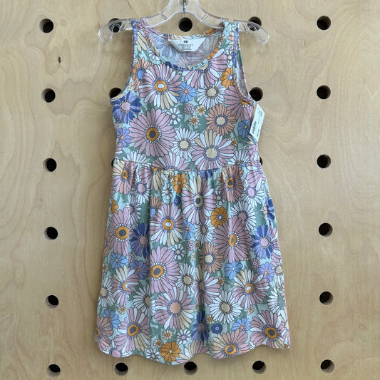 Green Pastel Floral Dress