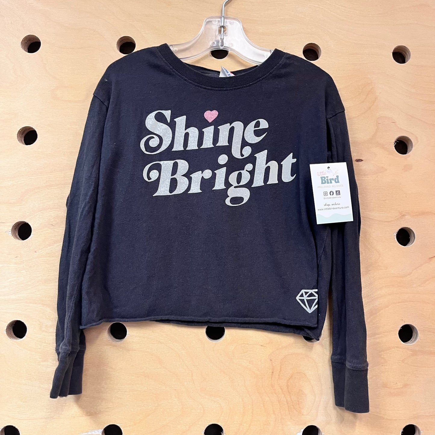 Grey 'Shine Bright' LS