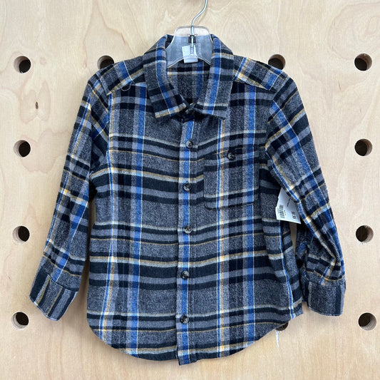 Black & Blue Plaid Flannel