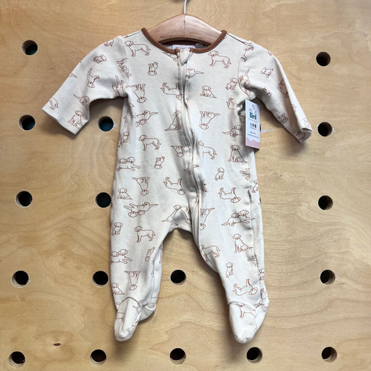 Organic Cream Dogs Footies