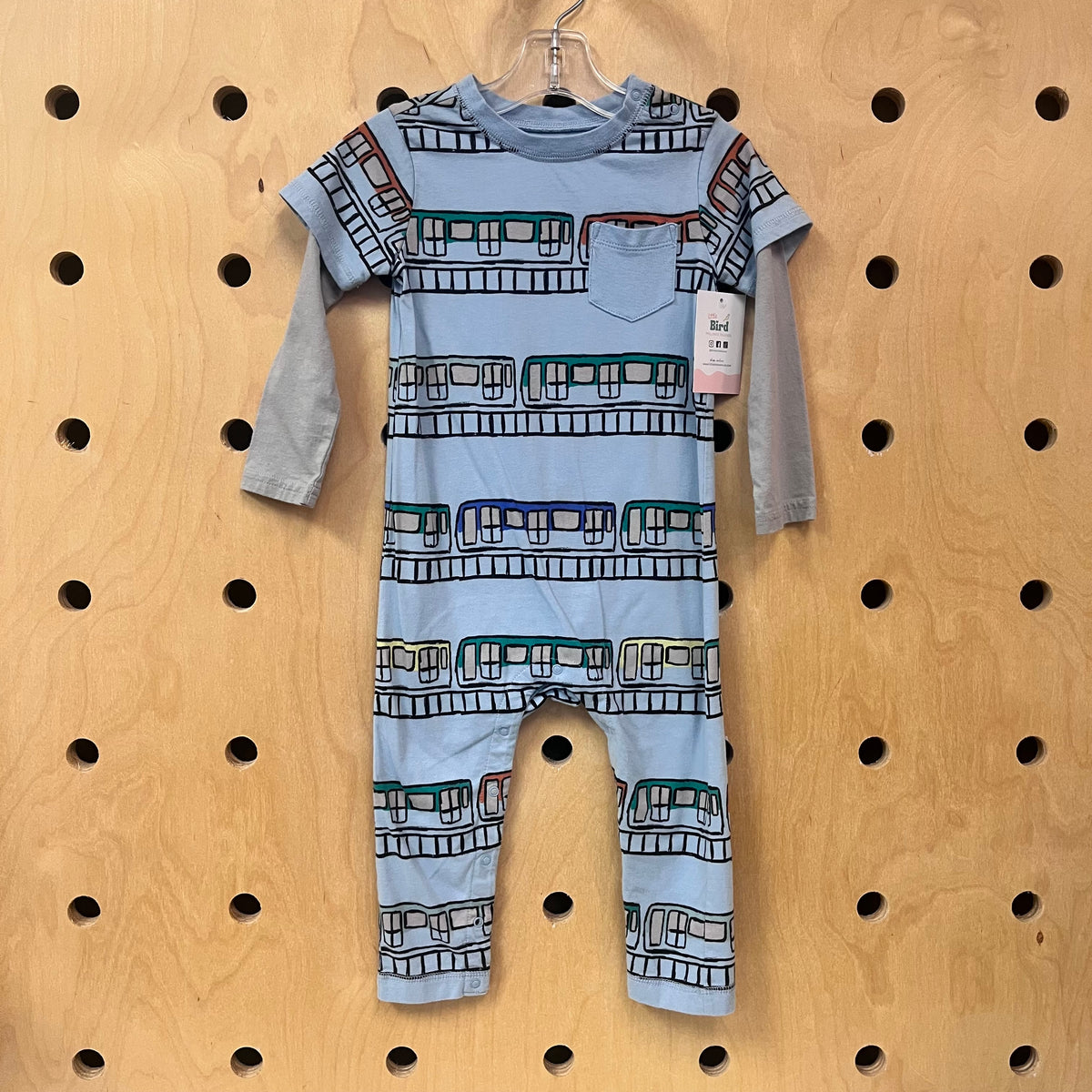 Blue Metrolink Romper