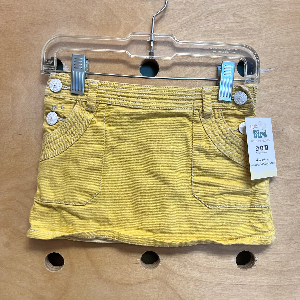 Yellow Mini Skirt