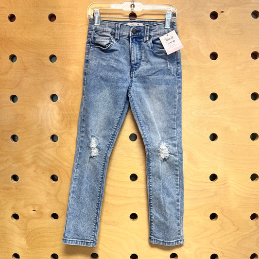 Distressed Skinny Denim