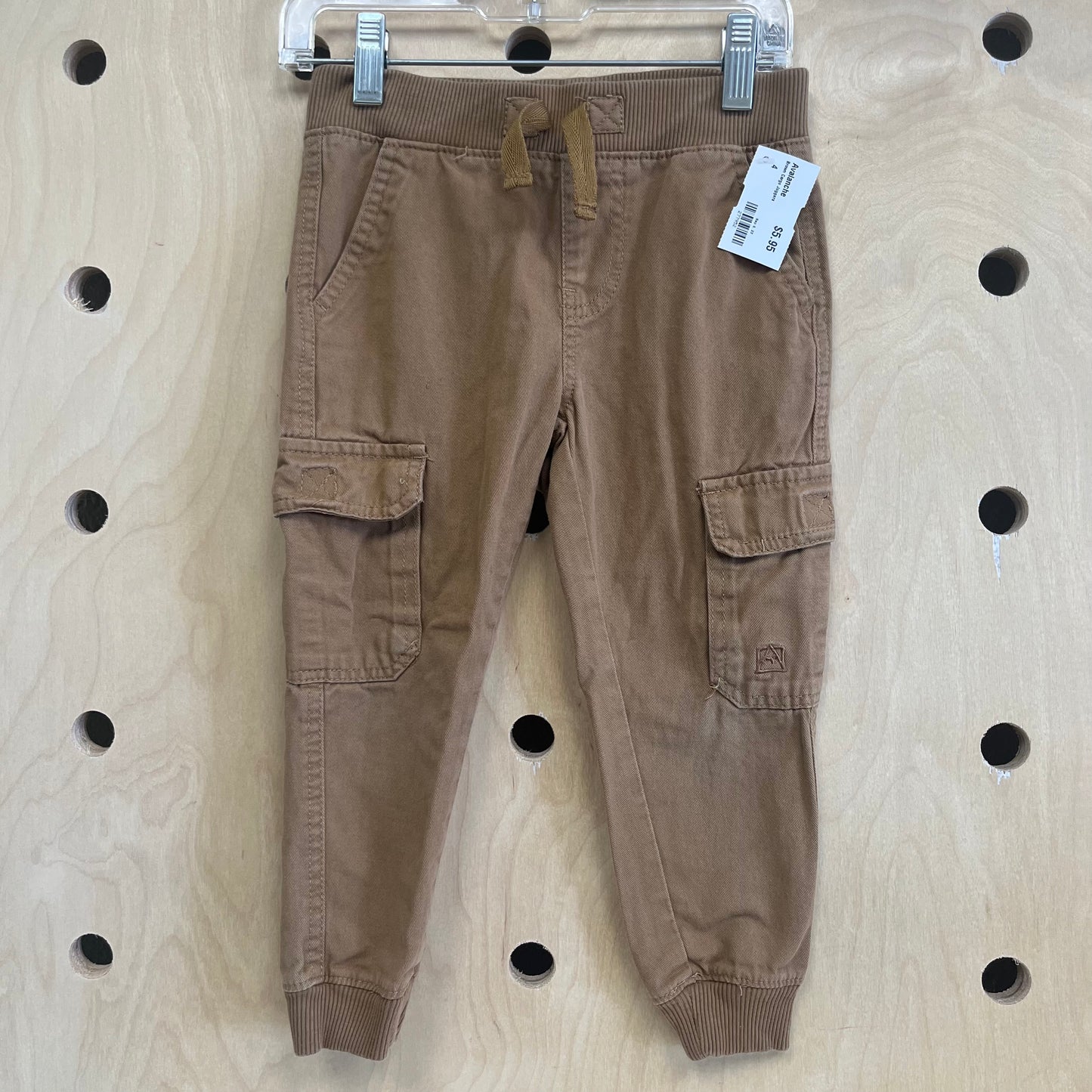 Brown Cargo Joggers