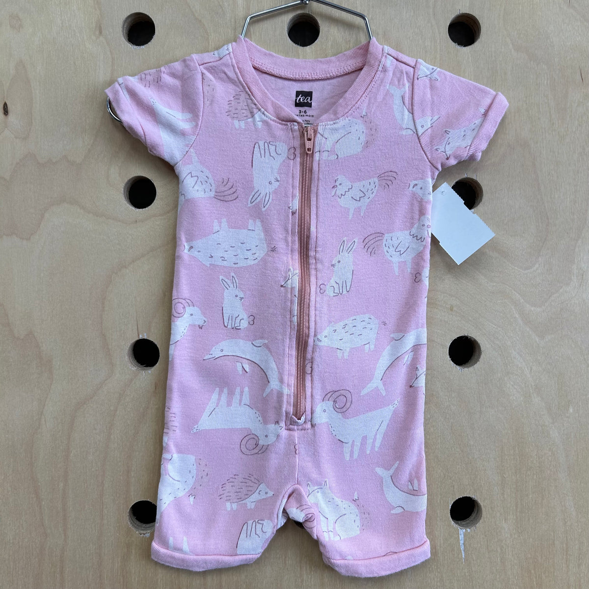 Pink Farm Animals Zippy