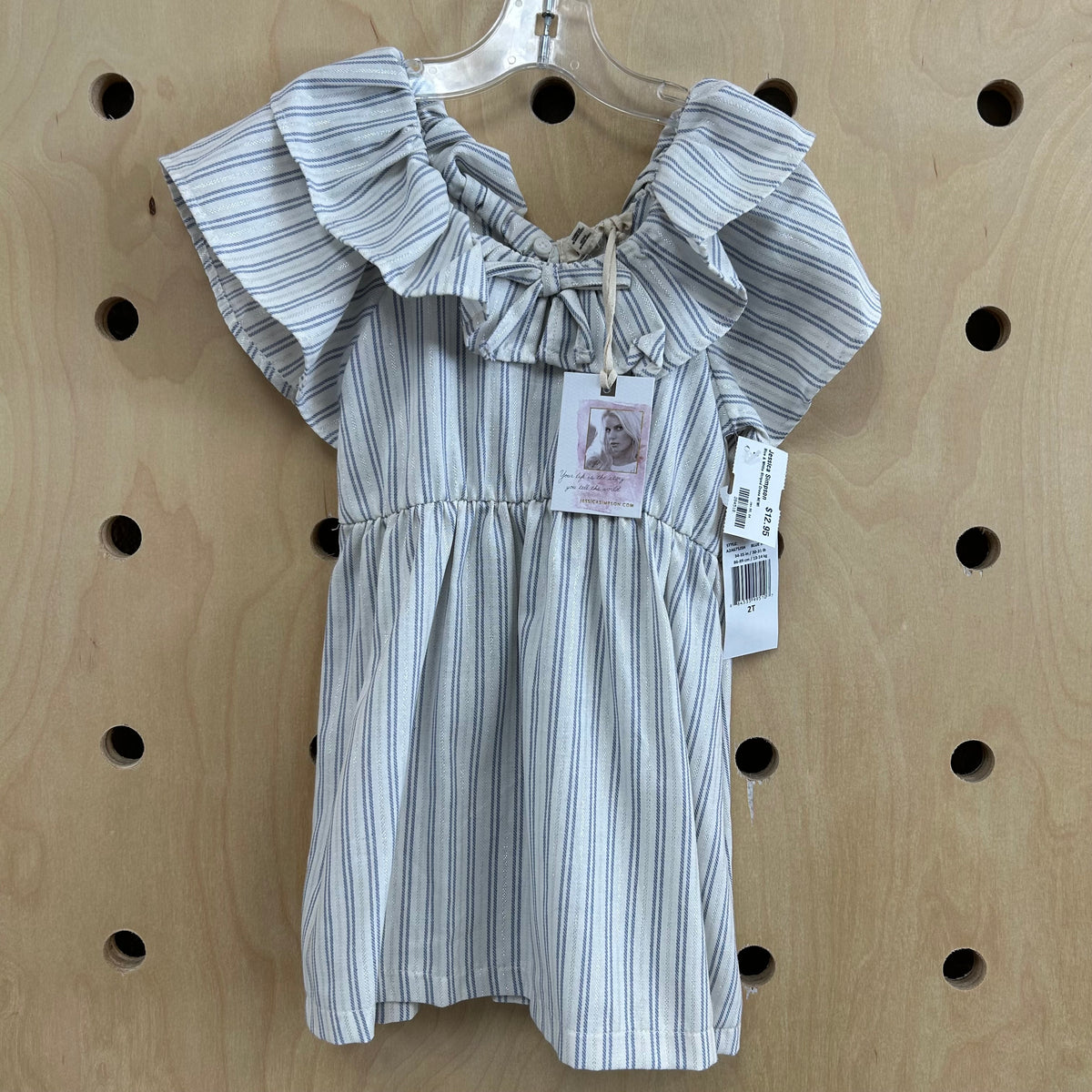 Blue & White Striped Dress NEW!
