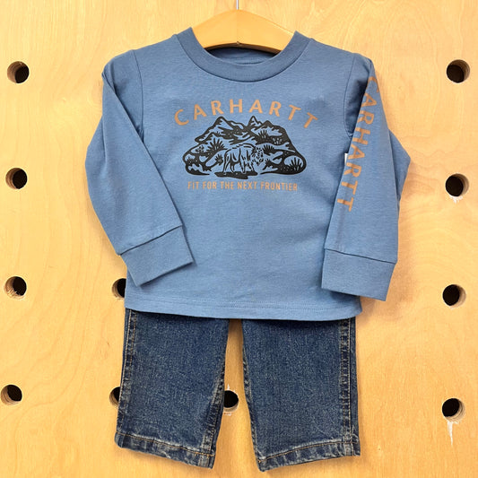 Blue Next Frontier + Denim Outfit