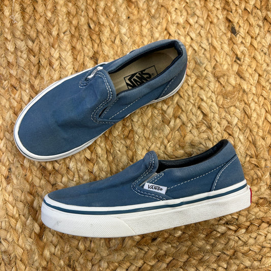 Blue Slip-On Skate Sneakers