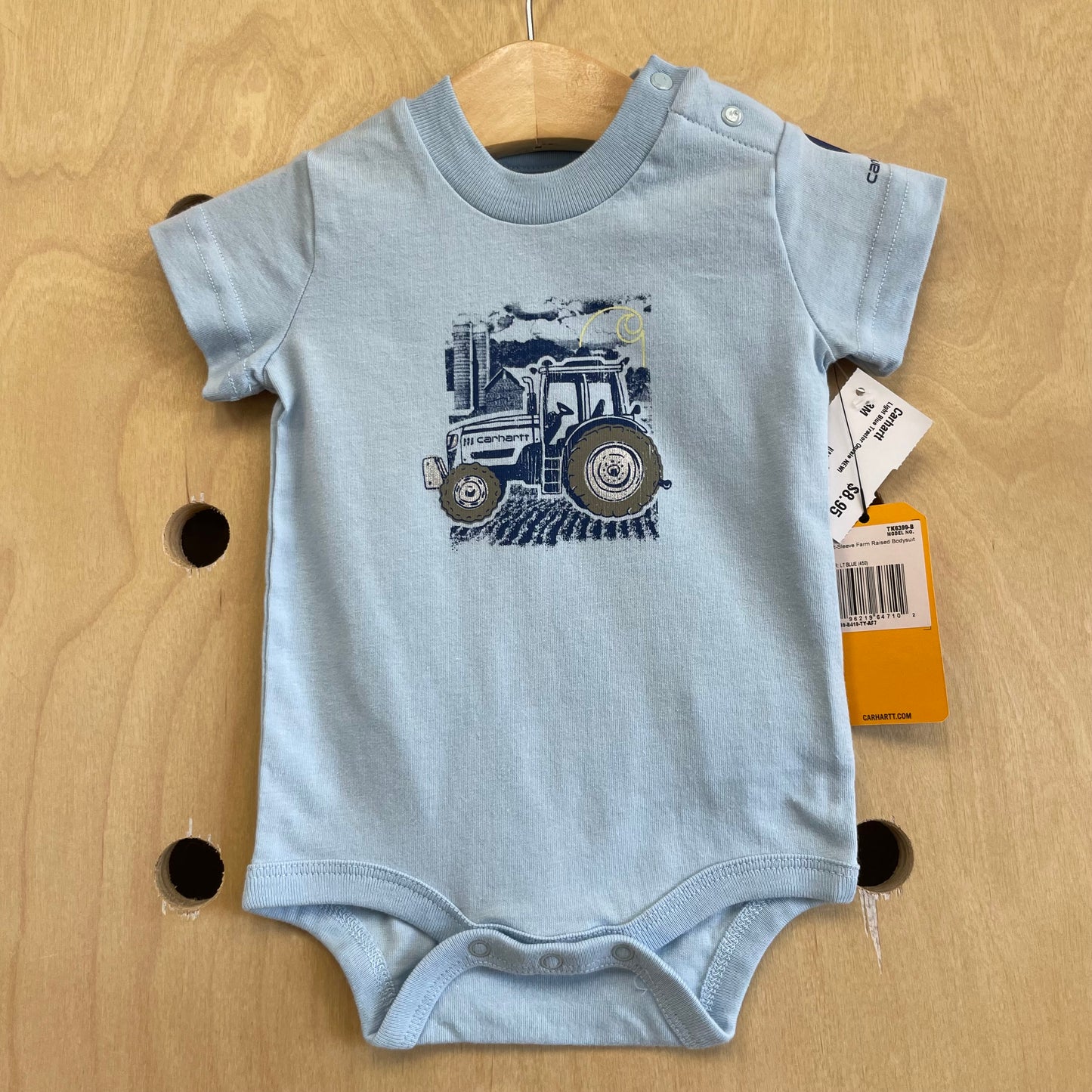 Light Blue Tractor Bodysuit NEW!