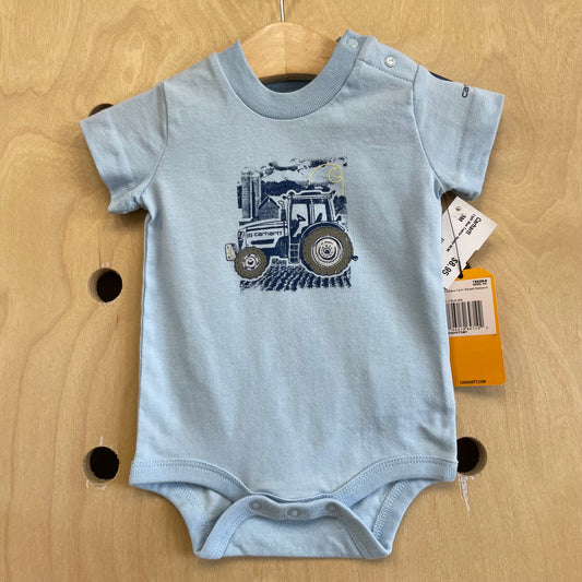 Light Blue Tractor Bodysuit NEW!