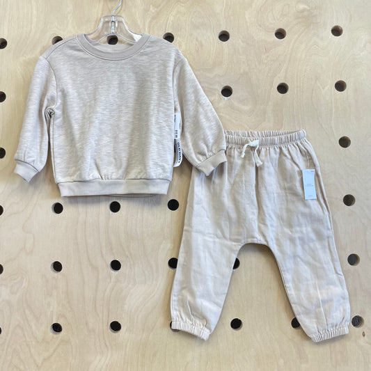 Beige French Terry Outfit NEW!