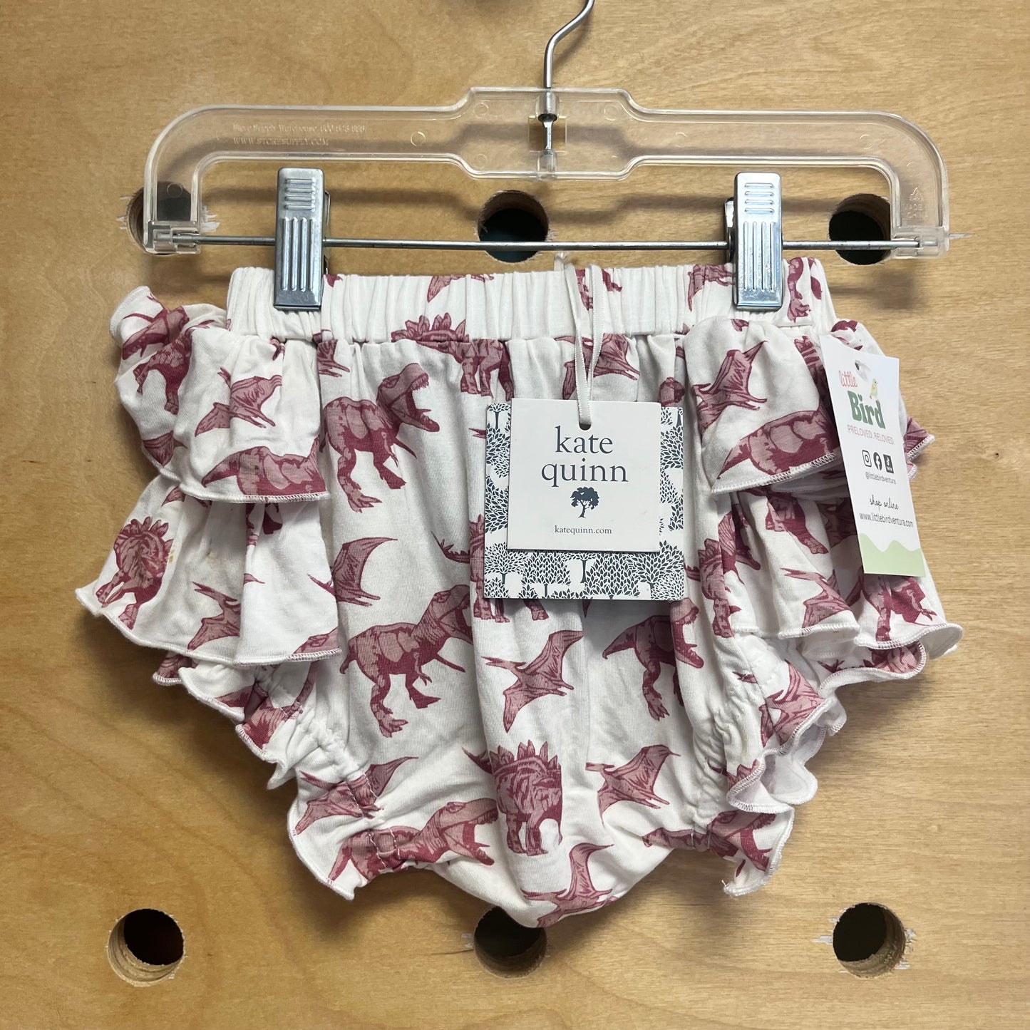 White/Red Ruffle Boomers Dinos NEW!