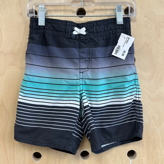 Grey & Blue Swim Trunks