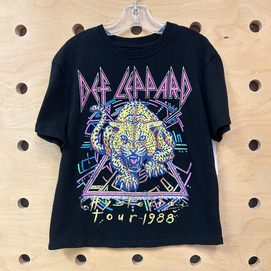 Black & Neon Def Leppard Tee