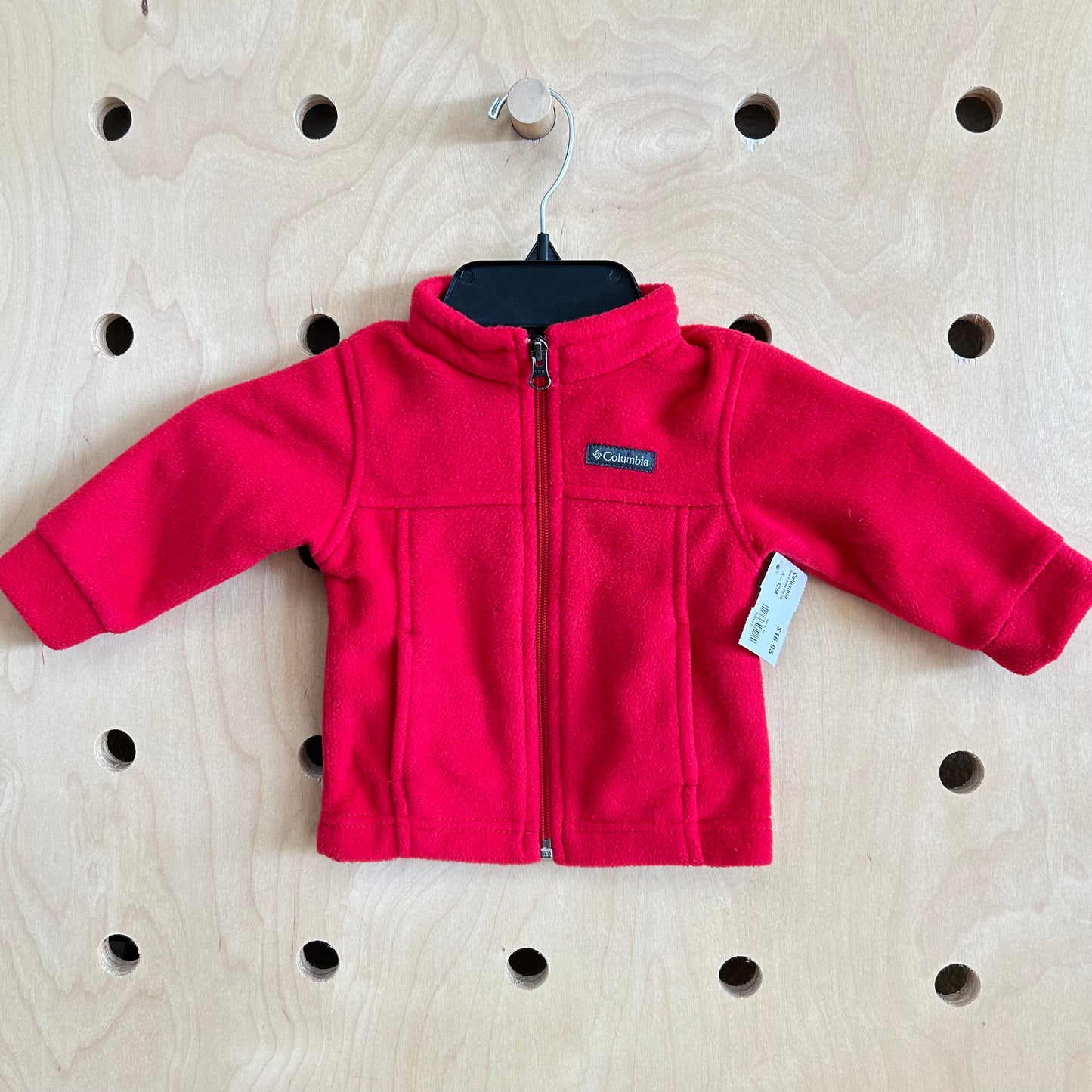 Red Fleece Zip Up