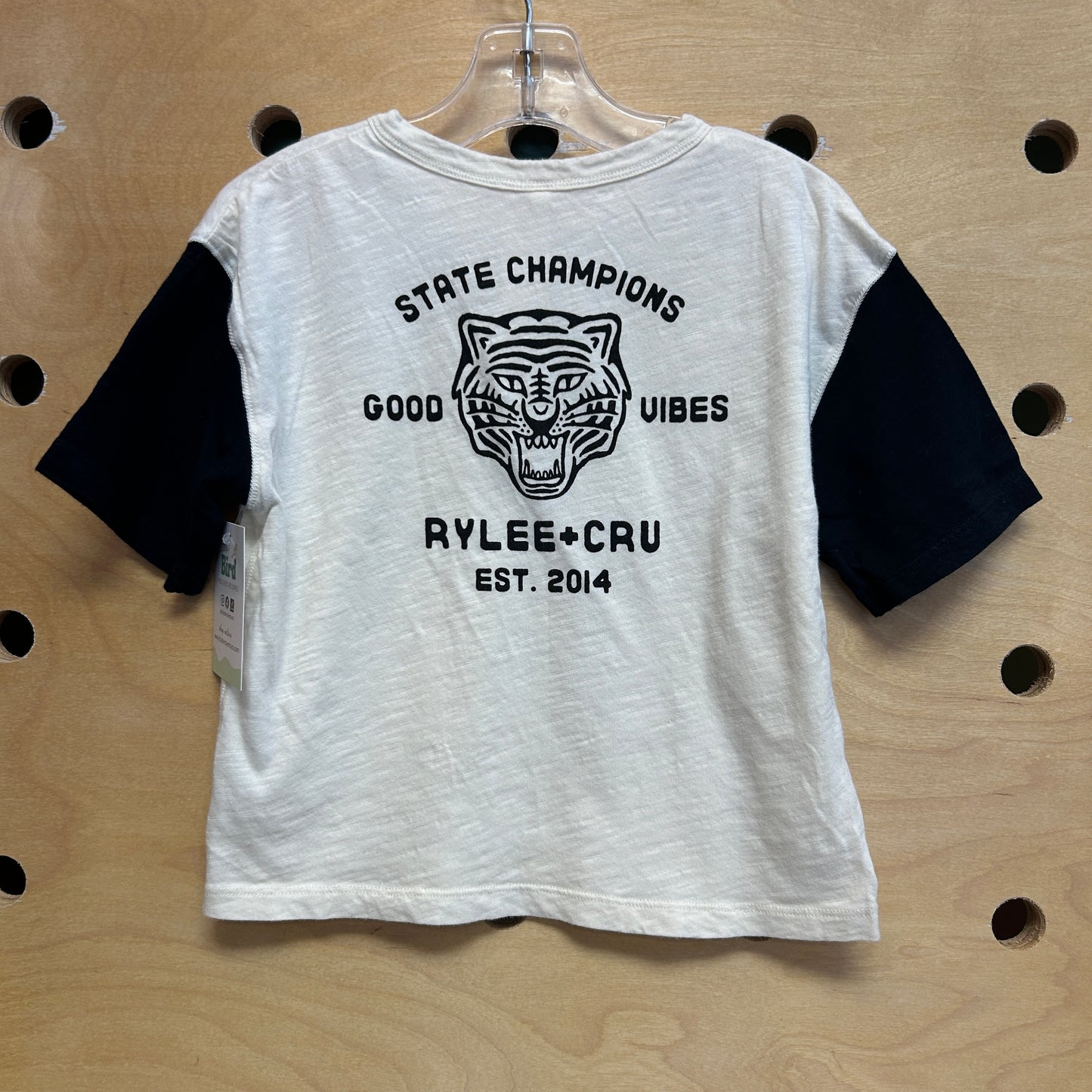 Cream/Black State Champs Henley